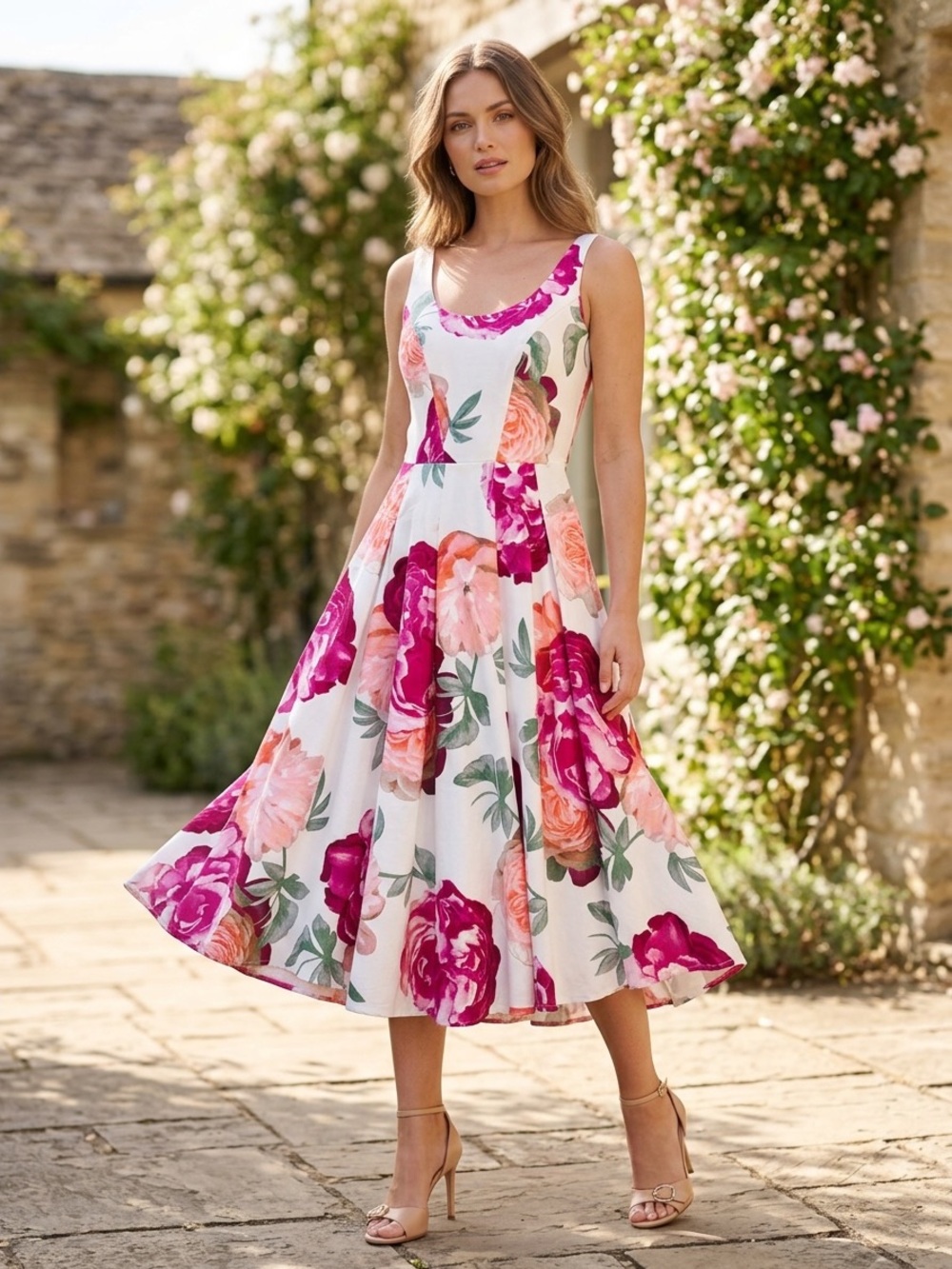 Calvin Klein | Floral Dress